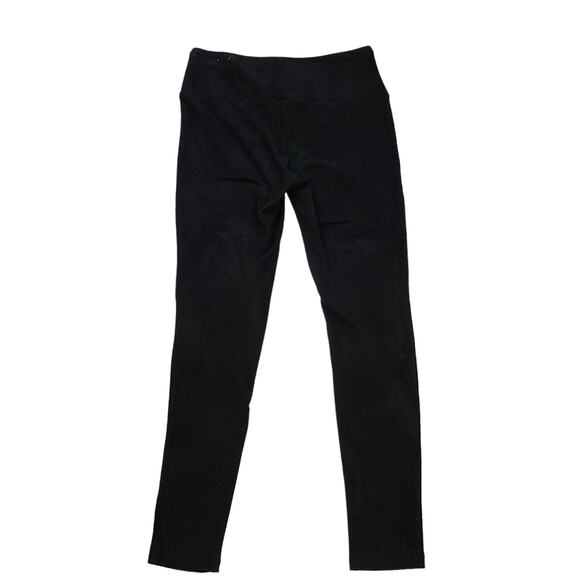 J. MacLaughlin black faux suede pullon skinny leggings pants Medium - Picture 3 of 7